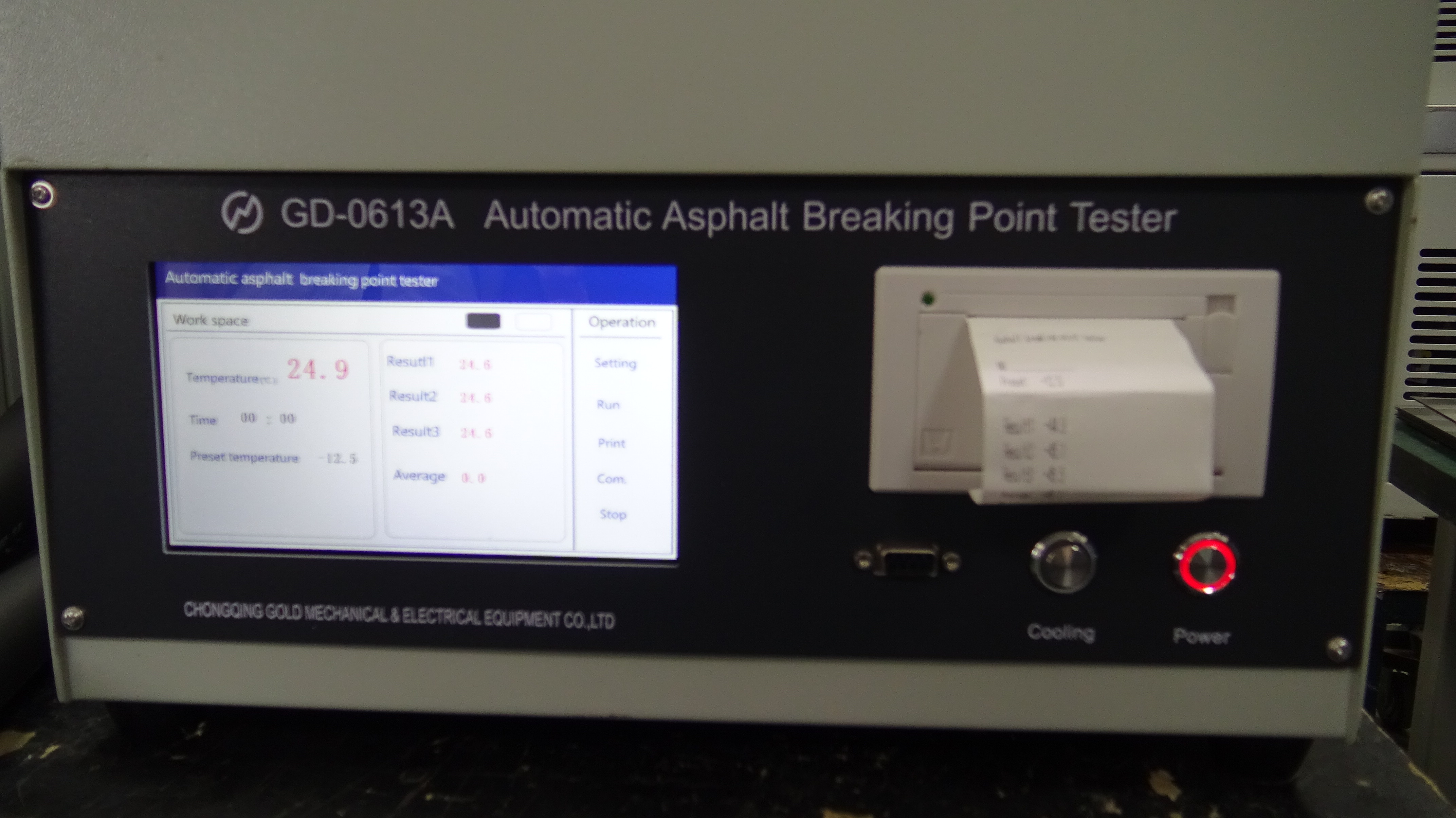 Aparelho de ponto de ruptura da Fraass