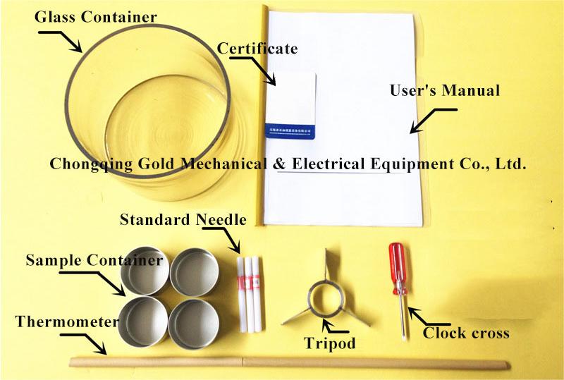 Dispositivo de teste de penetra&ccedil;&atilde;o de asfalto