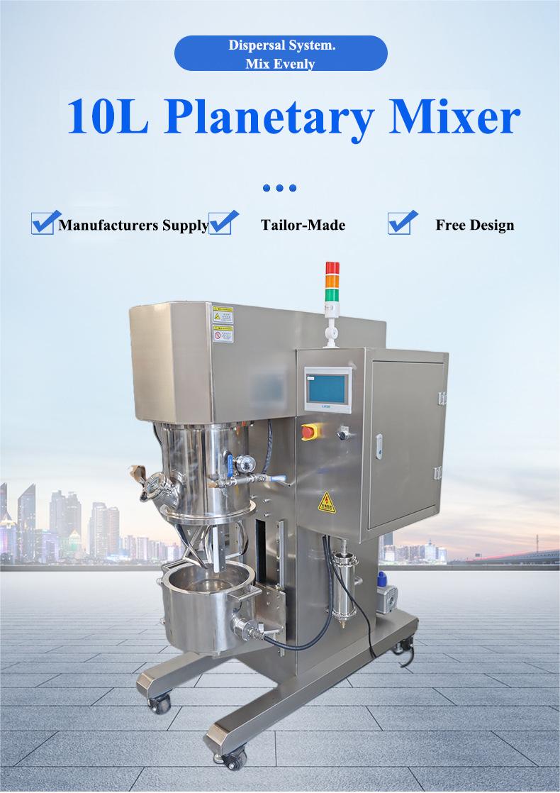 dispersando o misturador do planeta