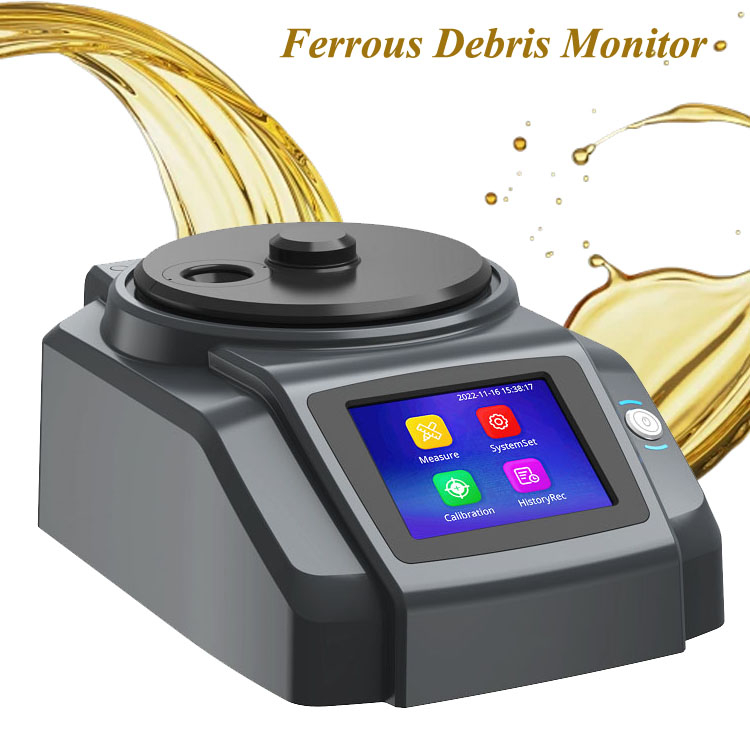 Monitor de detritos ferrosos para análise de partículas de desgaste ferromagnético e índice de PQ em petróleo 
