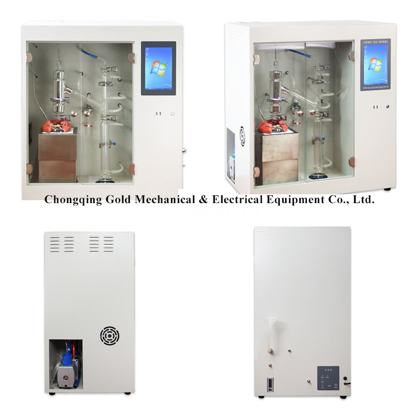 Testador de destila&ccedil;&atilde;o a v&aacute;cuo