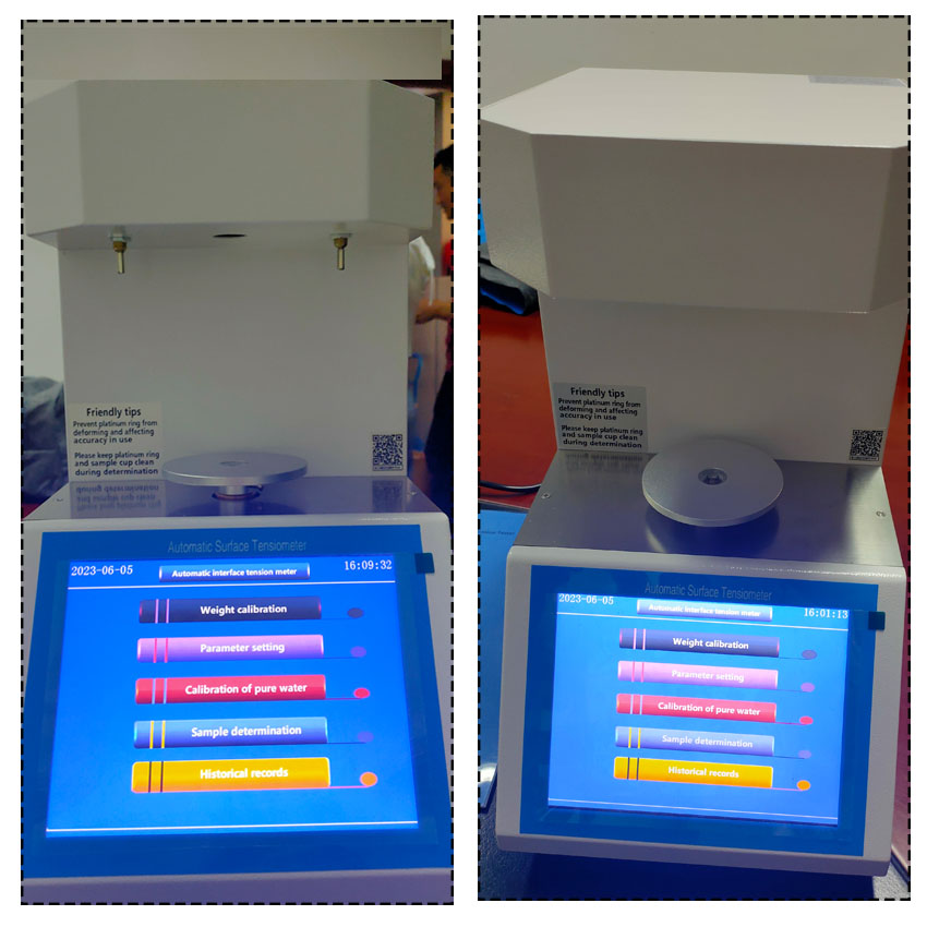 Teste de tens&atilde;o interfacial ASTM D971