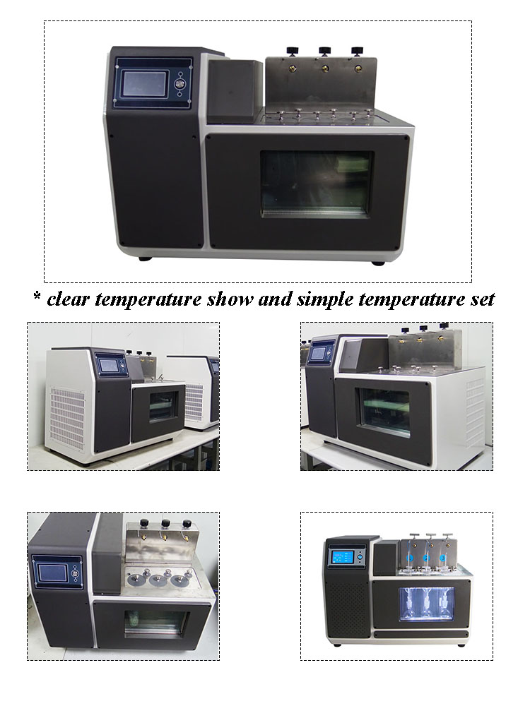 Teste de teor de cera.