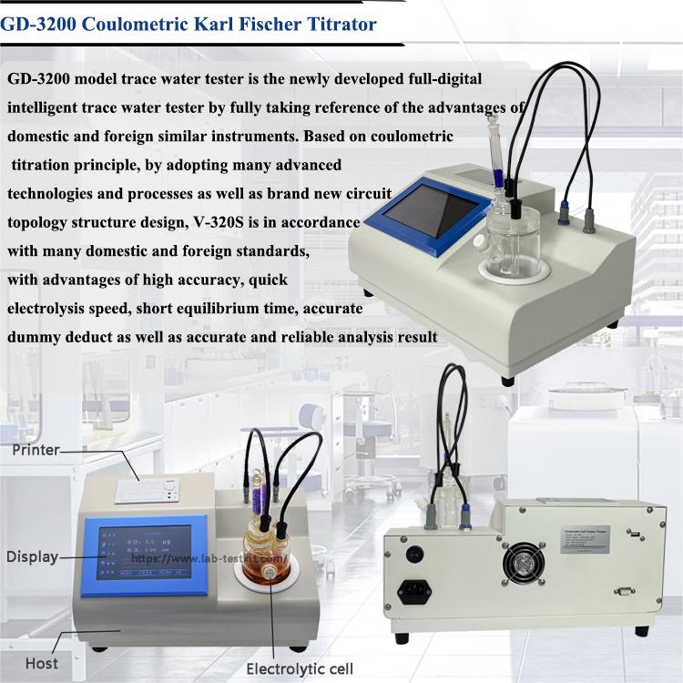 Titrador coulom&eacute;trico de Karl Fischer