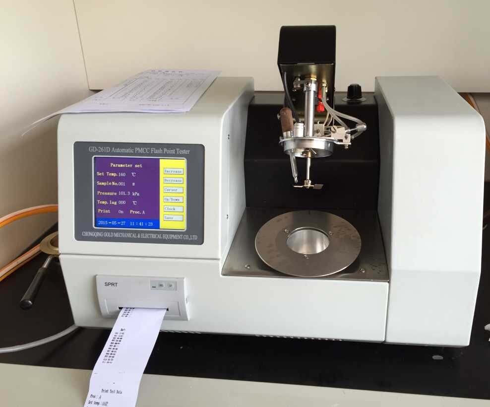 Teste de ponto de fulgor em copo fechado GD-261D