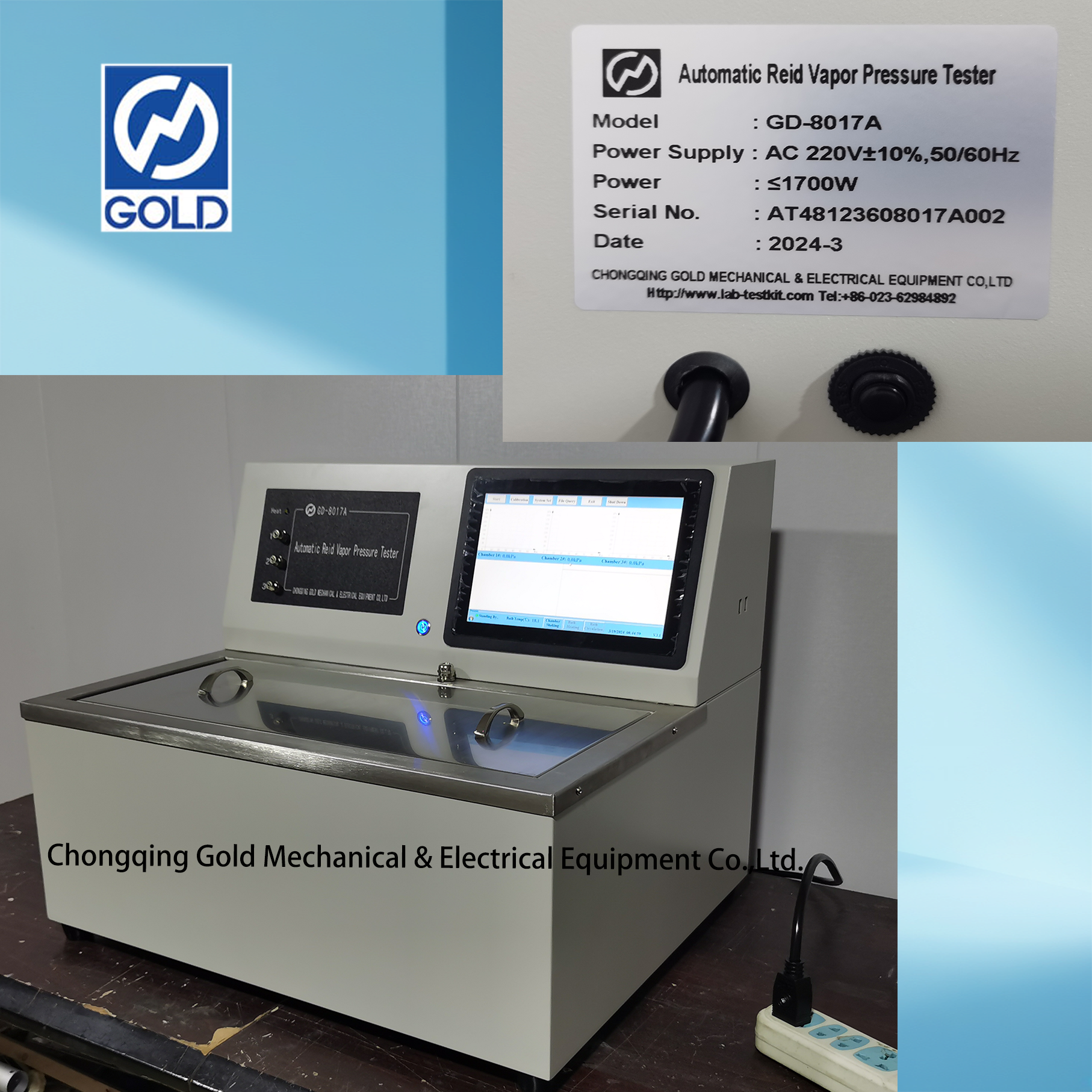 Testador autom&aacute;tico de press&atilde;o de vapor Saturado-3