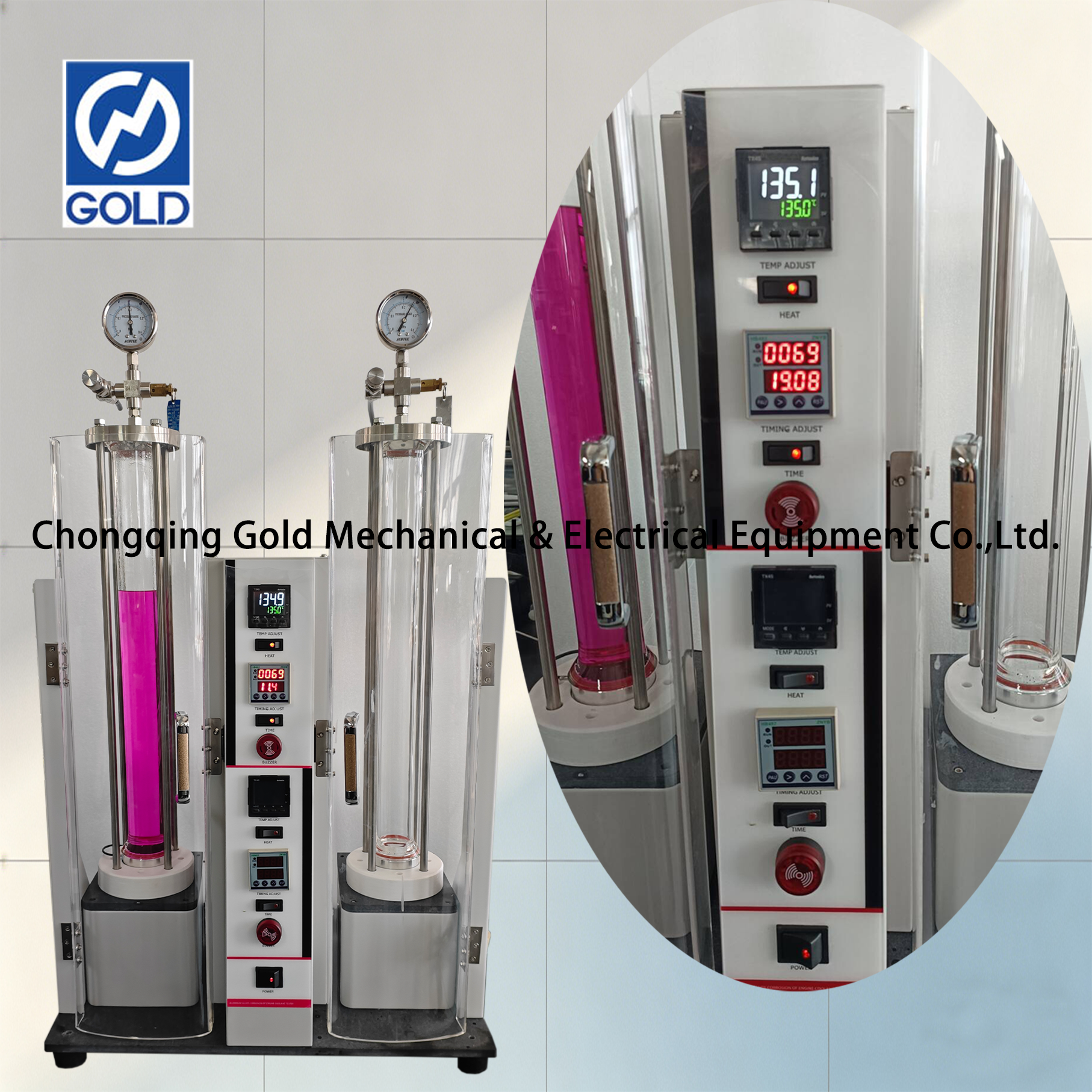 Testador de corrosão de liga de alumínio ASTM D4340 para líquido refrigerante do motor