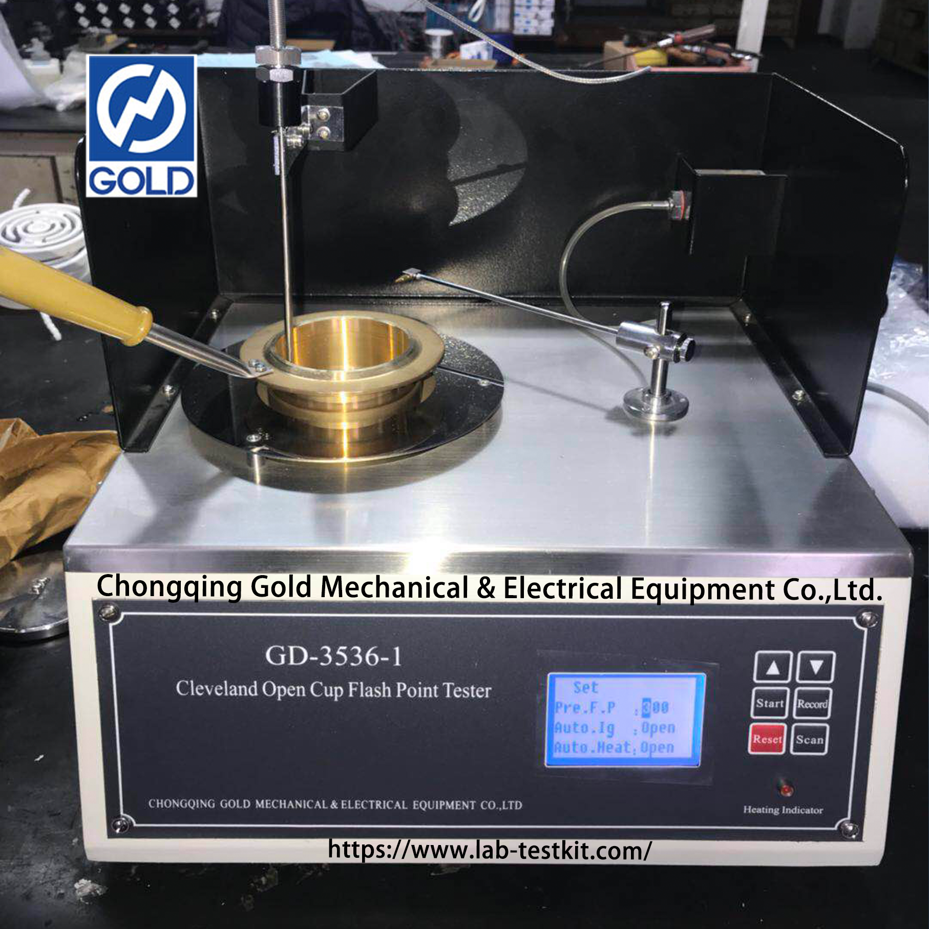 Cleveland Open Cup Flash Point Tester-7