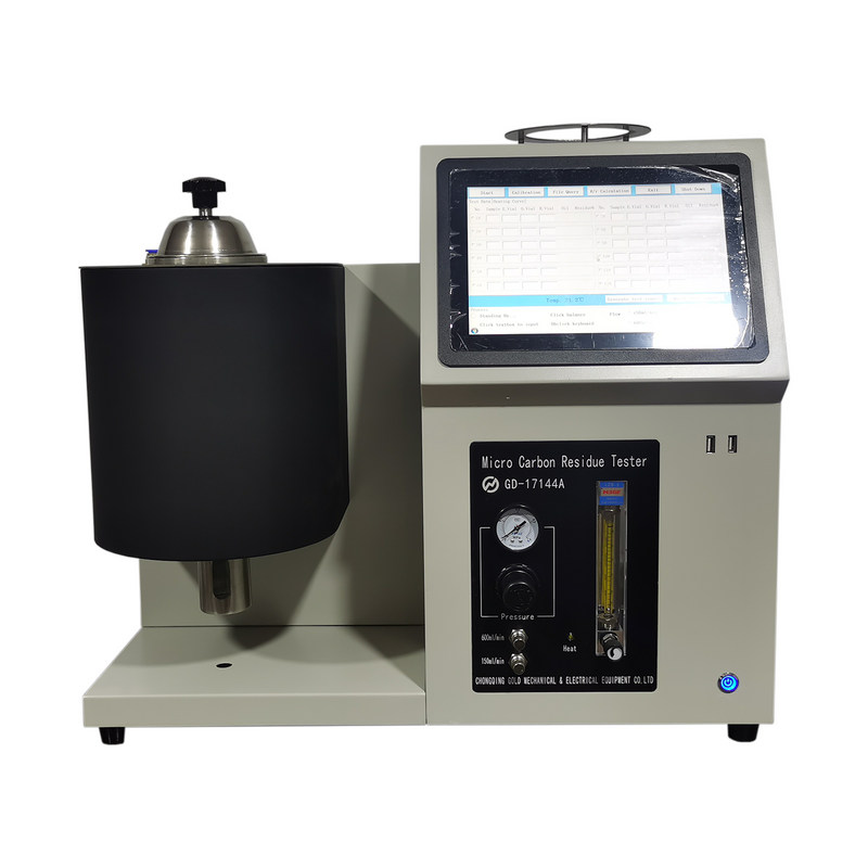 Testador de resíduos de carbono de produtos petrolíferos (Micromethod)