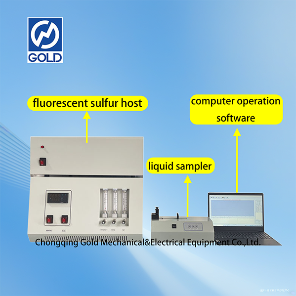 Analisador de enxofre de fluoresc&ecirc;ncia semi-autom&aacute;tica UV-3