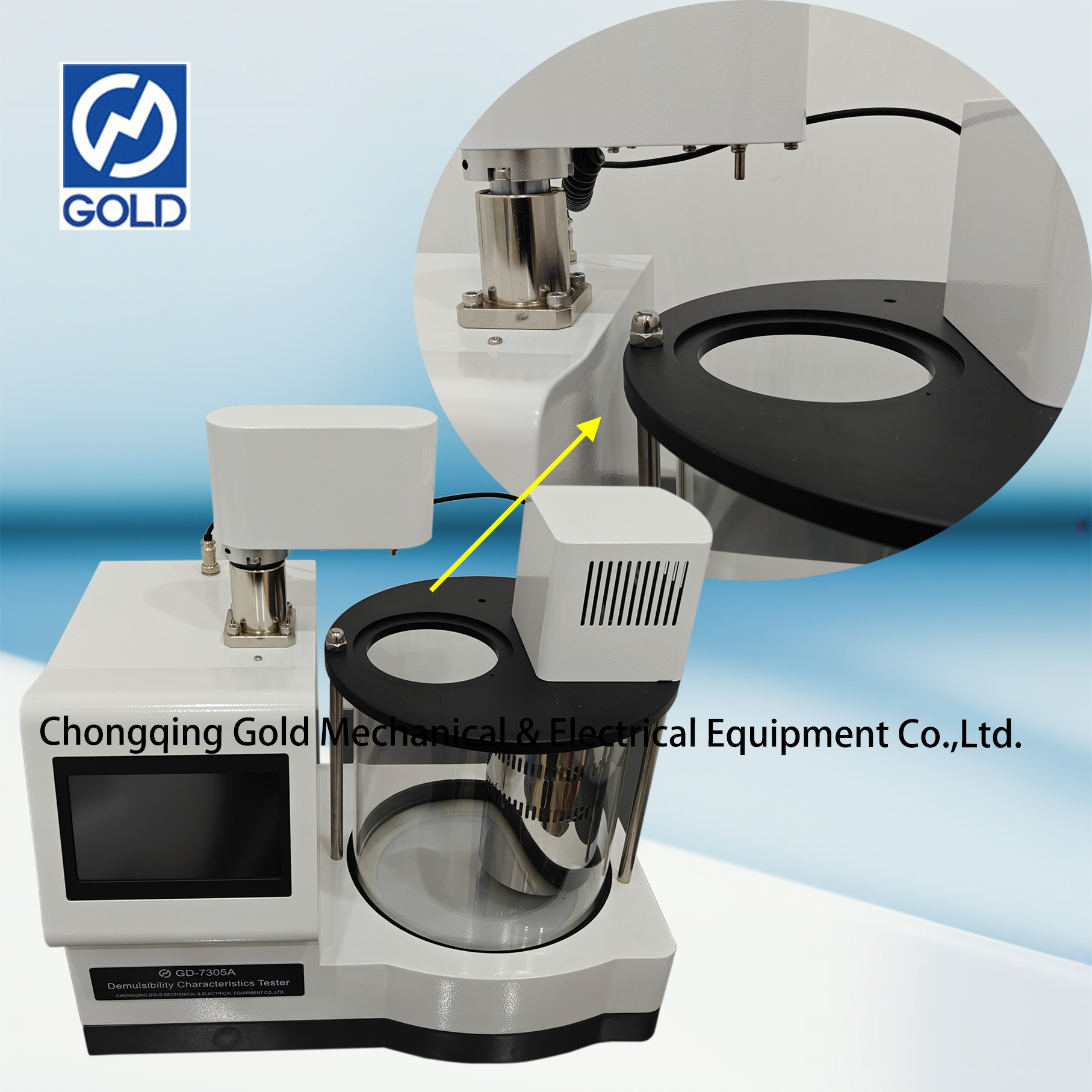 Testador de características de demulsibilidade