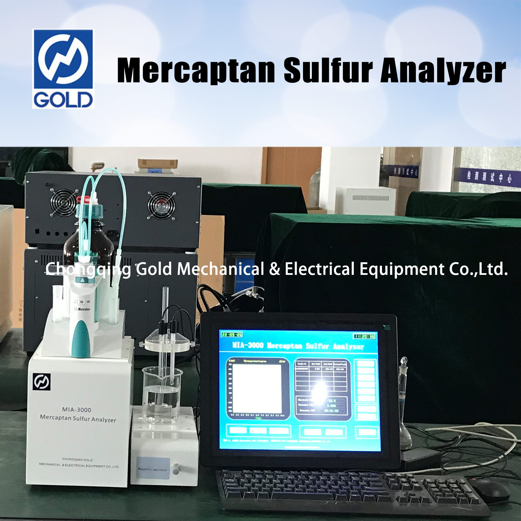 Analisador de Enxofre Mercaptano ASTM D3227