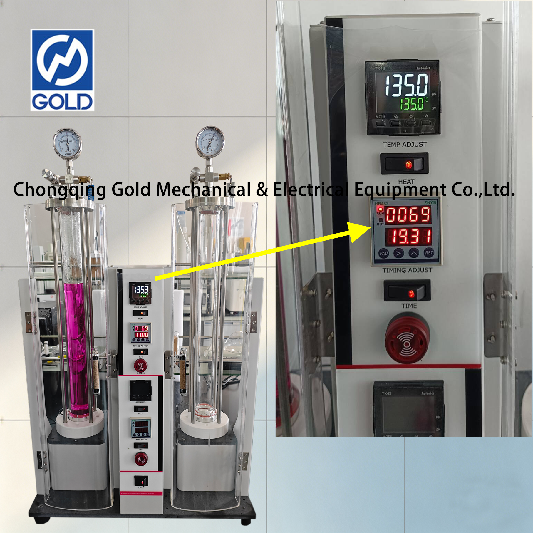 Testador de corros&atilde;o de liga de alum&iacute;nio para refrigerante de motor-5