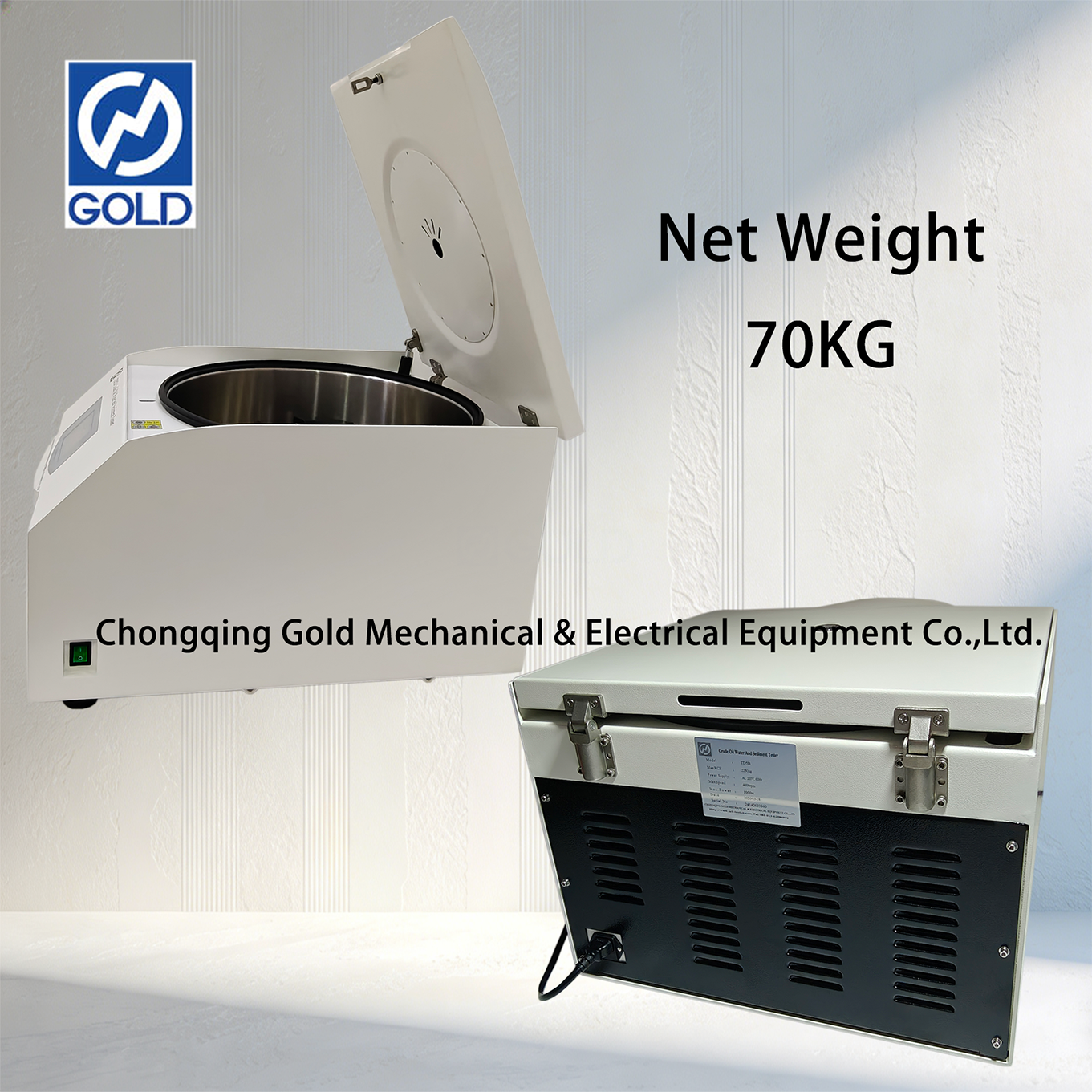 Centrífuga de determinação de umidade de petróleo bruto ASTM D4007