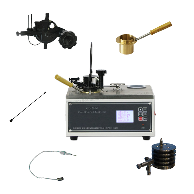 Testador de ponto de flash de copo fechado