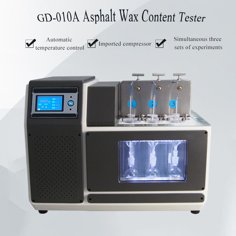 Testador de conte&uacute;do de cera de asfalto GD-010A