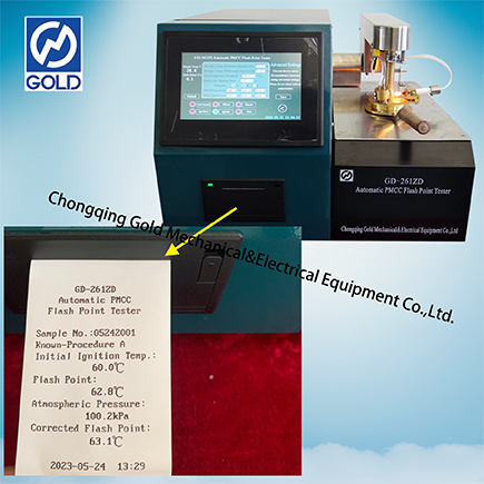ASTM D93 Testador de Ponto de Flash ATMATICATATIC PMCC