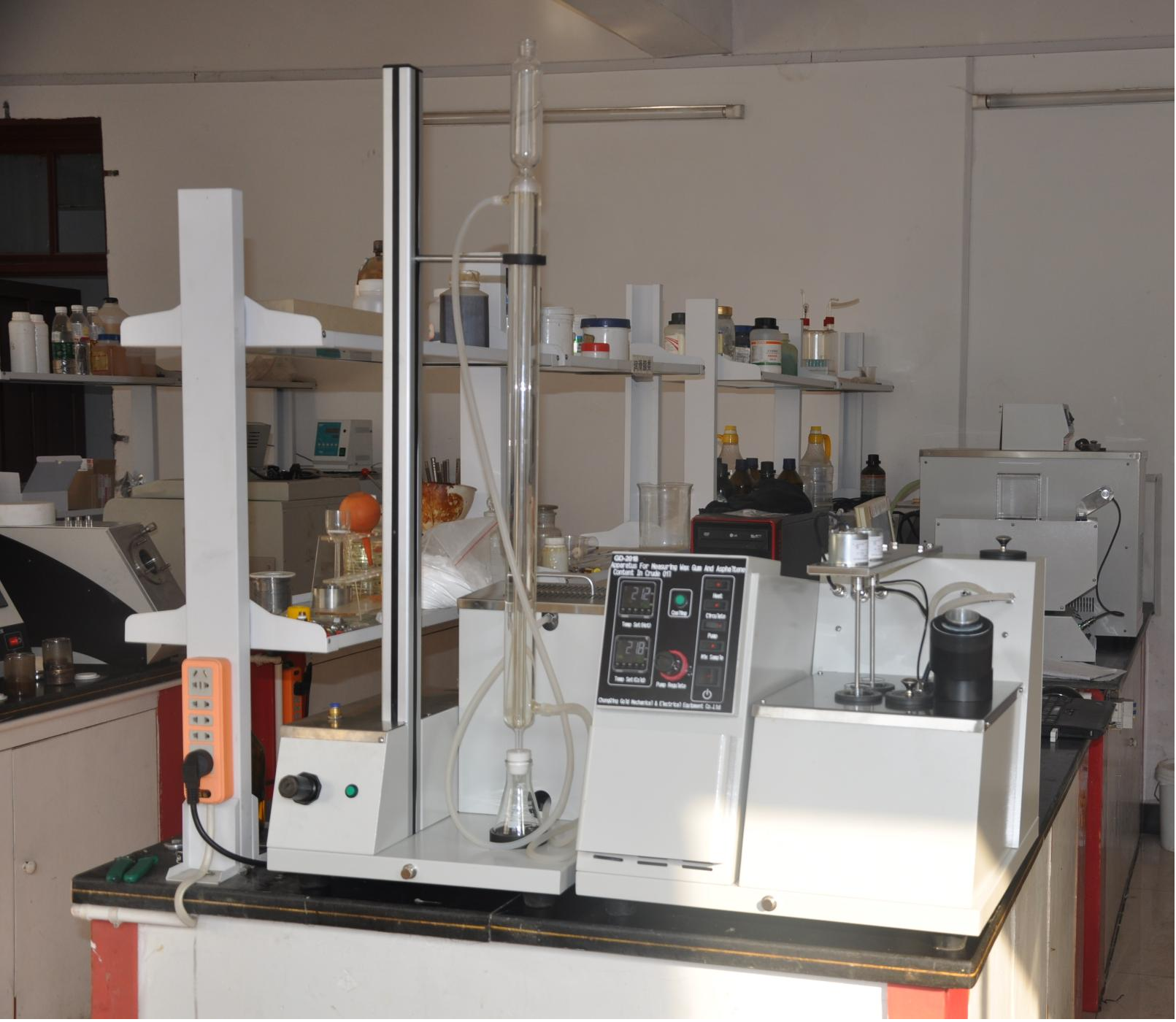 Testador de conte&uacute;do de asfalteno