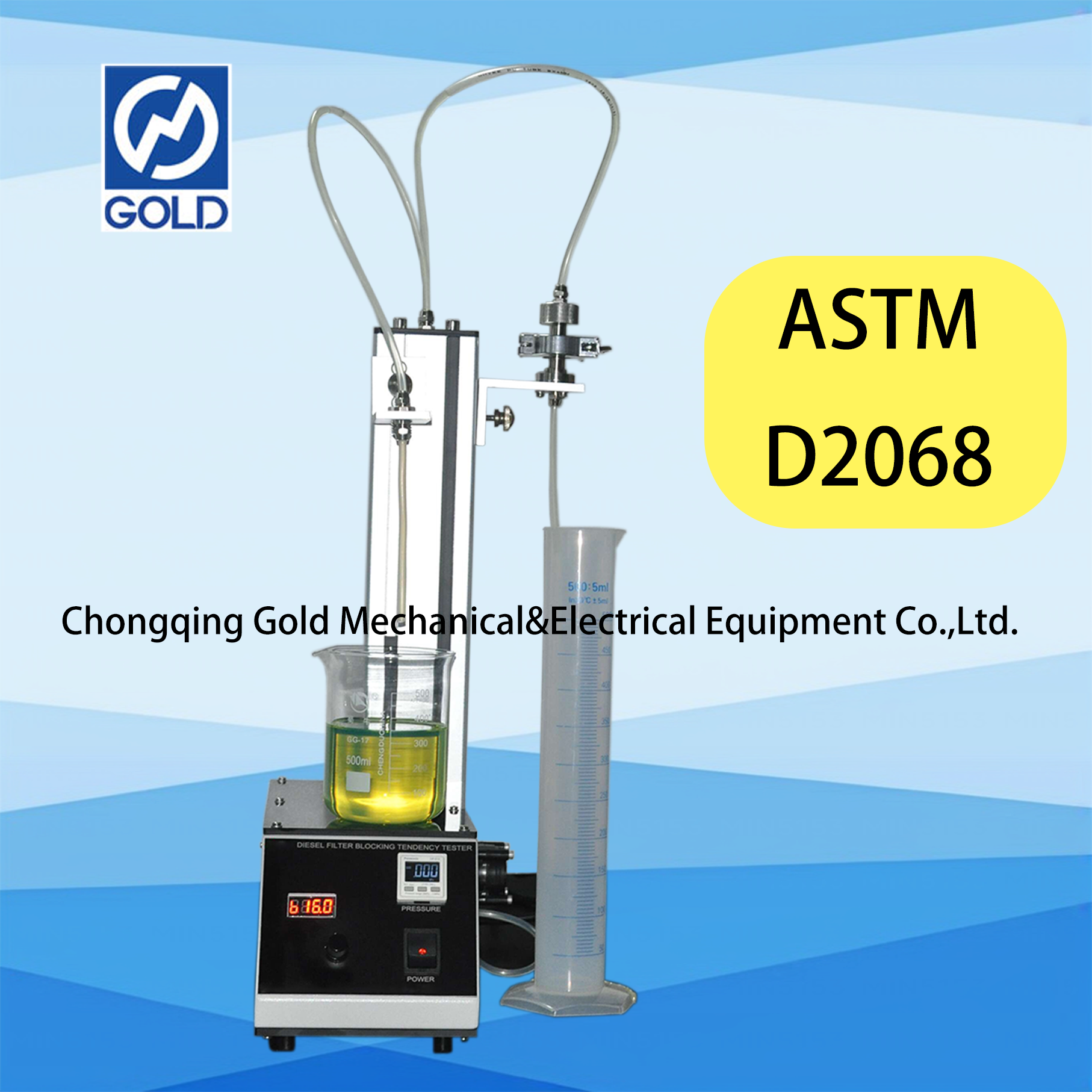 Testador de tend&ecirc;ncia de bloqueio de filtro GD-R1066