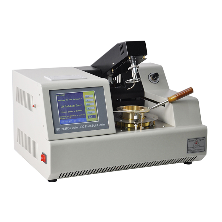 GD-3536D Totalmente automático Cleveland Open-Cup Flash Point Tester