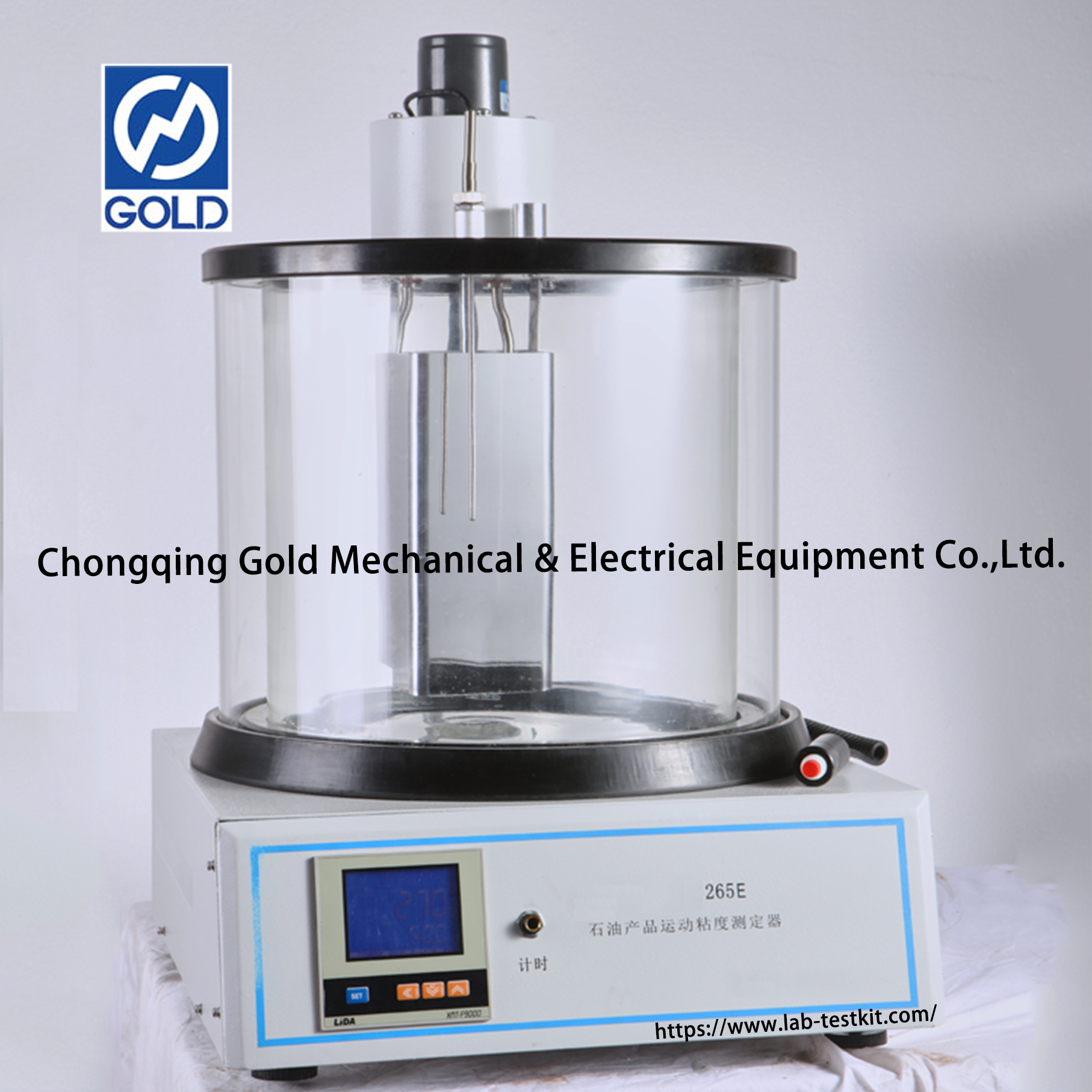 Testador de viscosidade cinemática de asfalto por método capilar