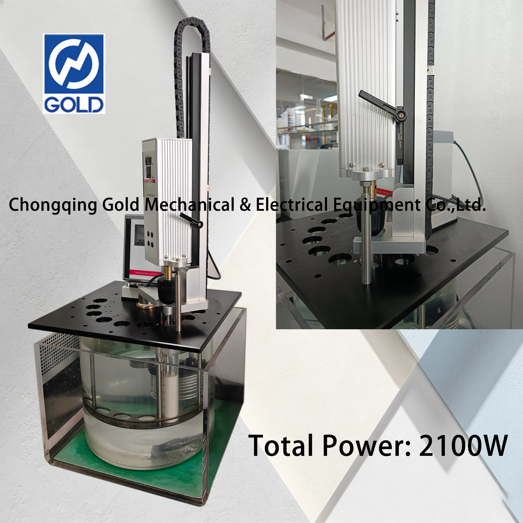 Verificador da separação de água do petróleo ASTM D1401 e dos fluidos sintéticos