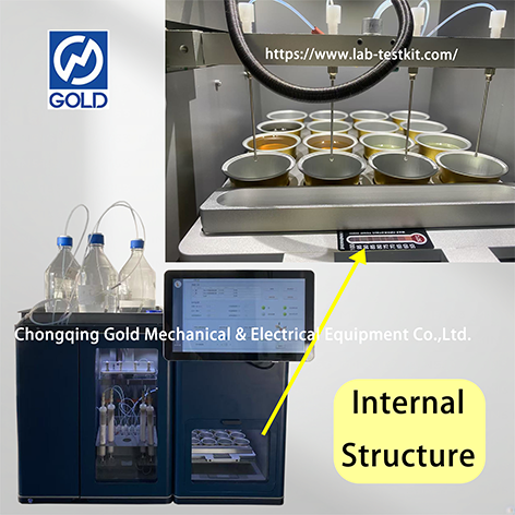 &Oacute;leo pesado e &oacute;leo residual autom&aacute;tico Analisador de componentes-4