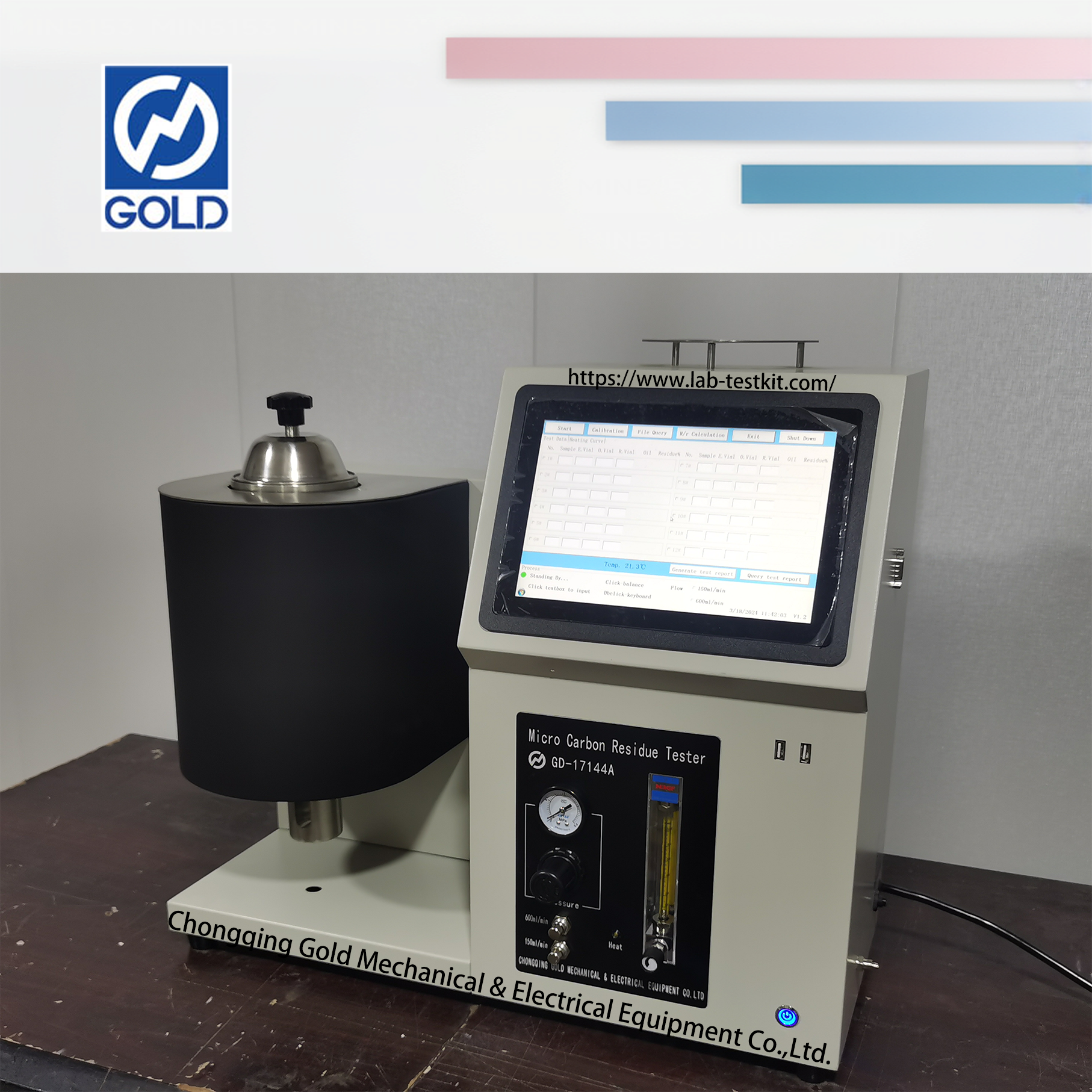 Testador de res&iacute;duos de carbono-2