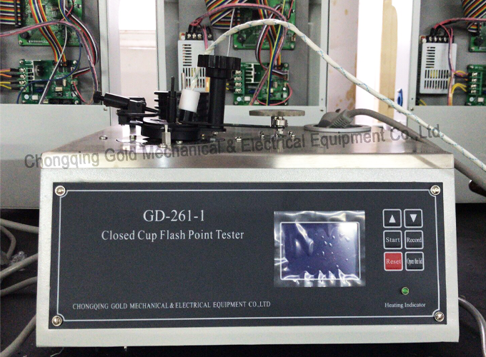 GD-261-1 semi-automático LCD Pensky Martens fechou o equipamento de teste de ponto de flash da xícara