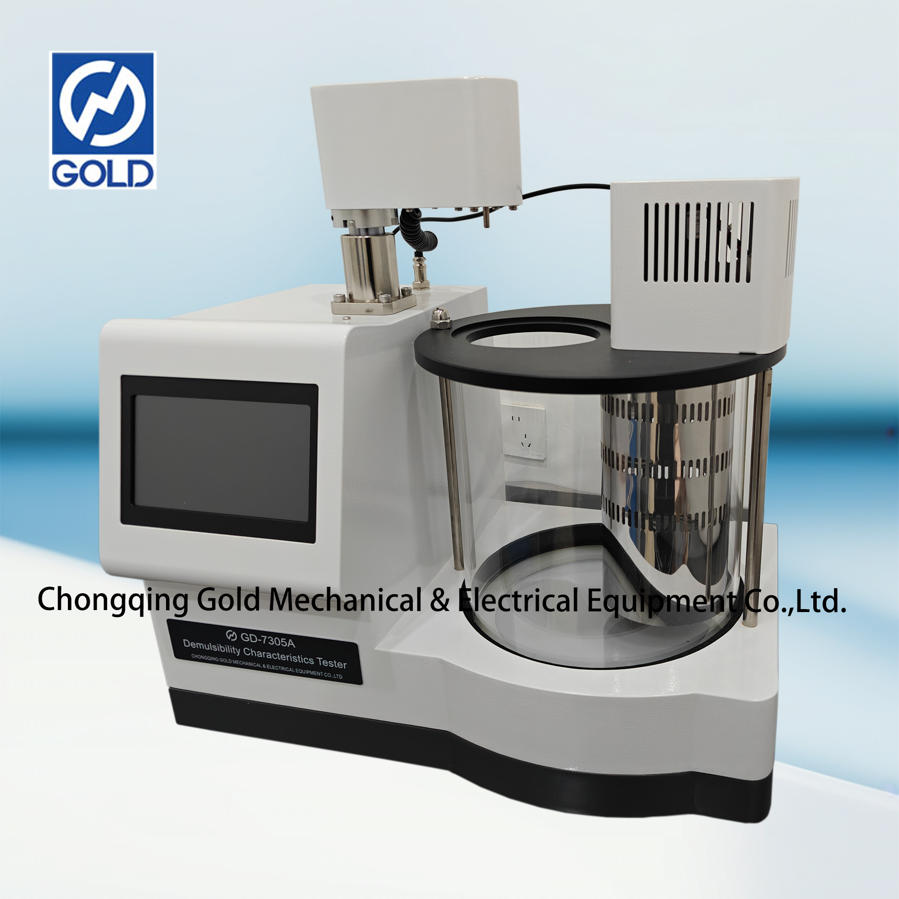 Testador de características de demulsibilidade