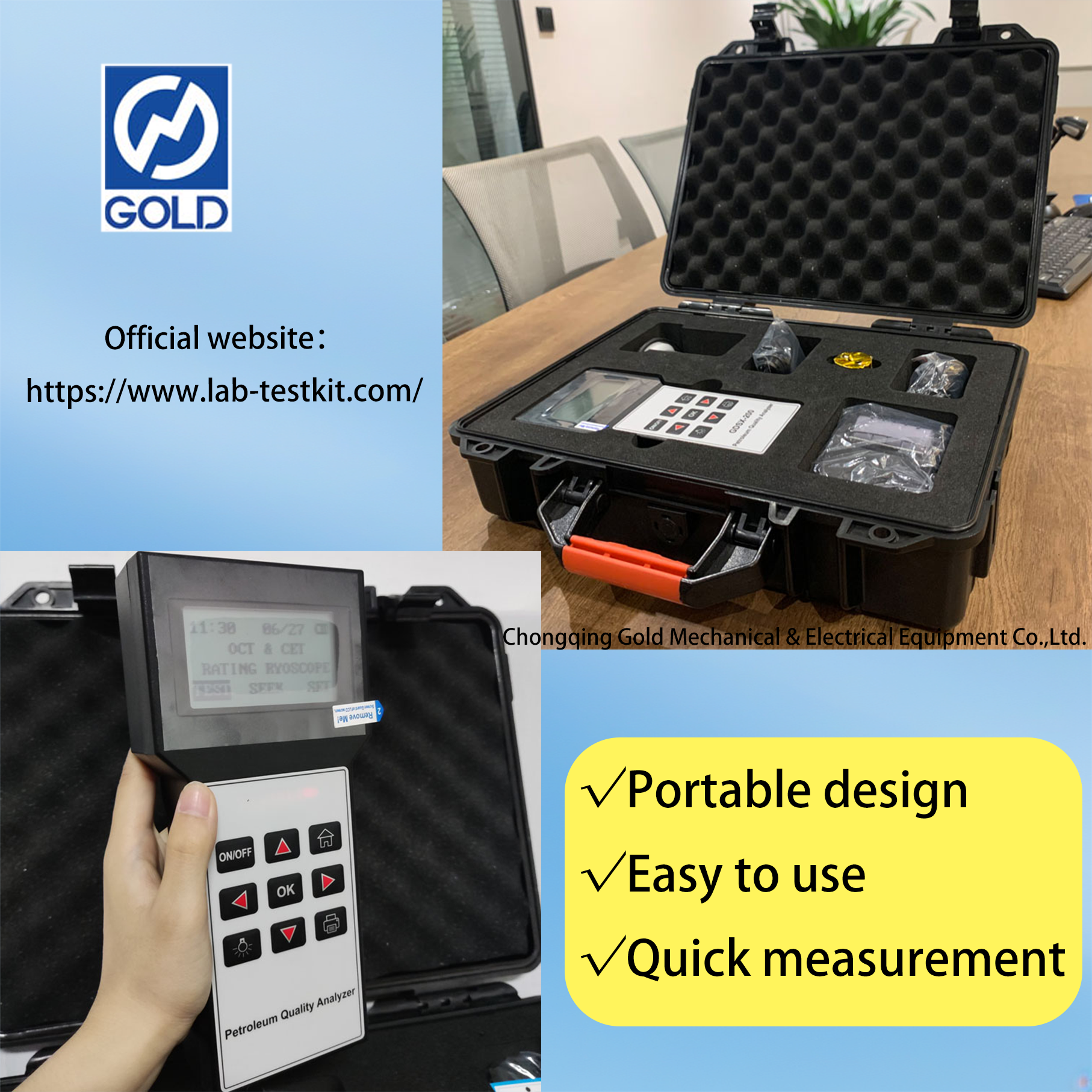 Analisador de Octane Cetane-3