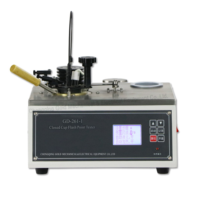 GD-261-1 semi-automático LCD Pensky Martens fechou o equipamento de teste de ponto de flash da xícara