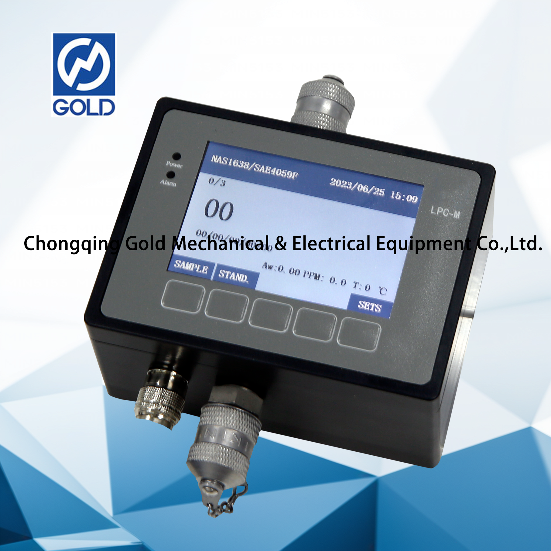 Contador de partículas on-line