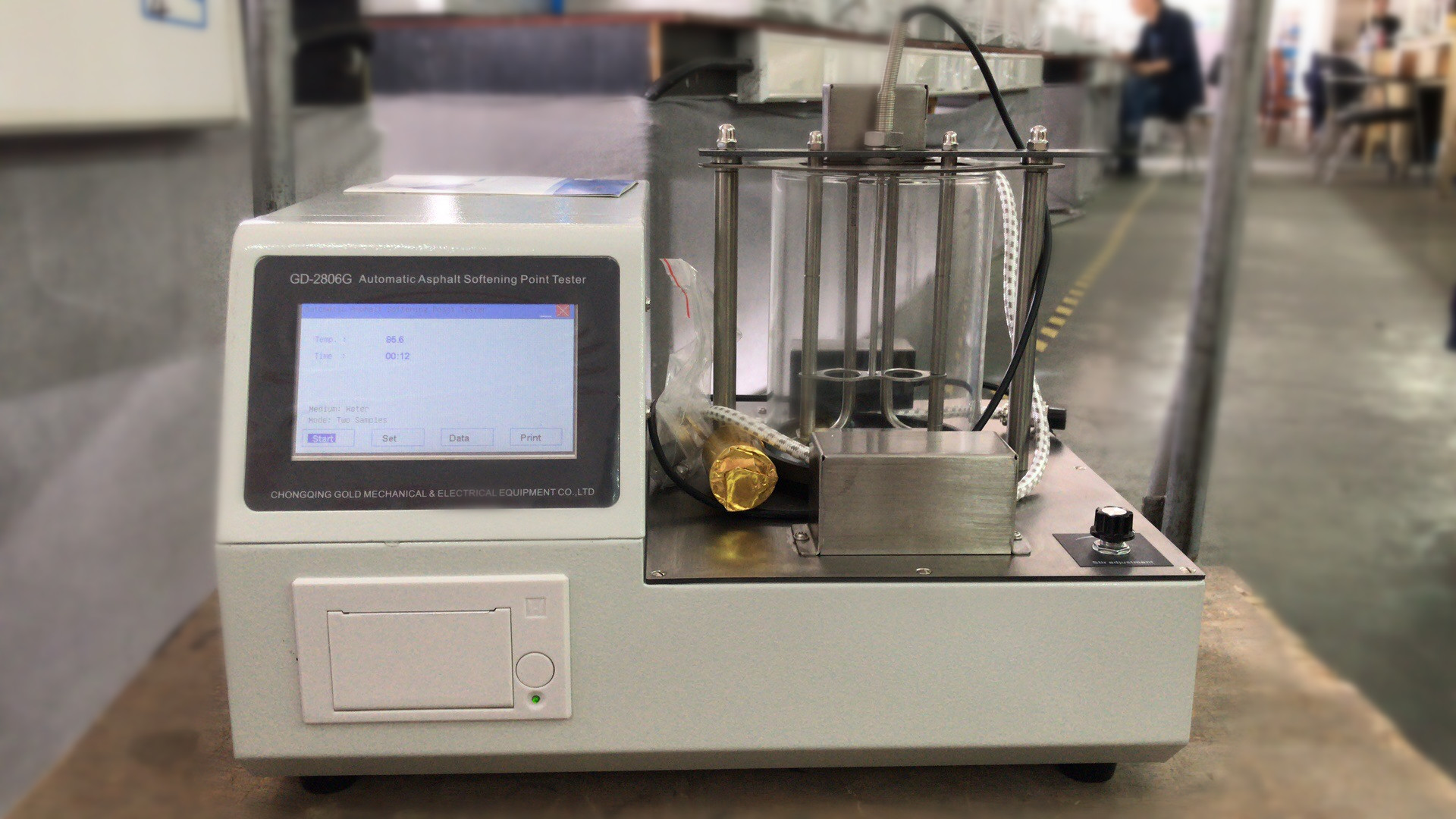 Anel de ponto de amolecimento e bola