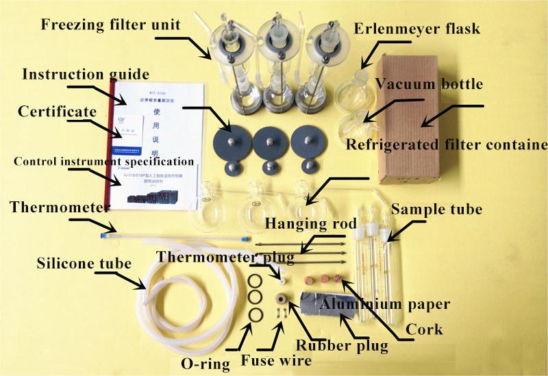 Teste de teor de cera