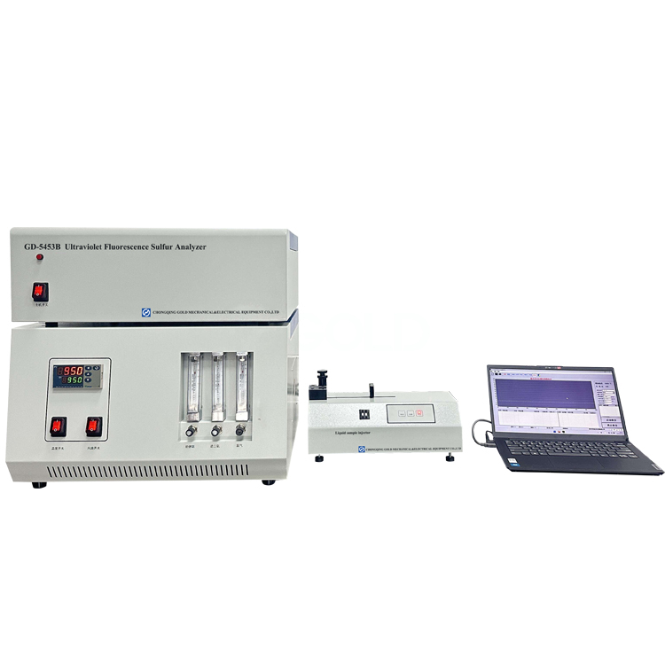 Analisador de enxofre de fluorescência UV semi -automática ASTM D5453 para gasolina e diesel