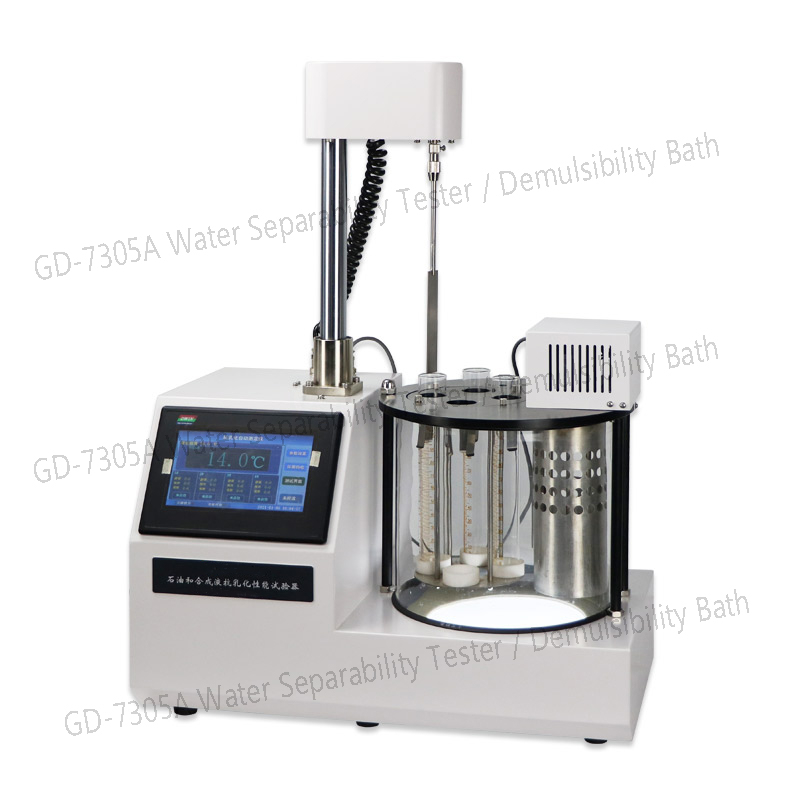 GD-7305A Testador de separabilidade de água automática para a demulsibilidade do óleo lubrificante