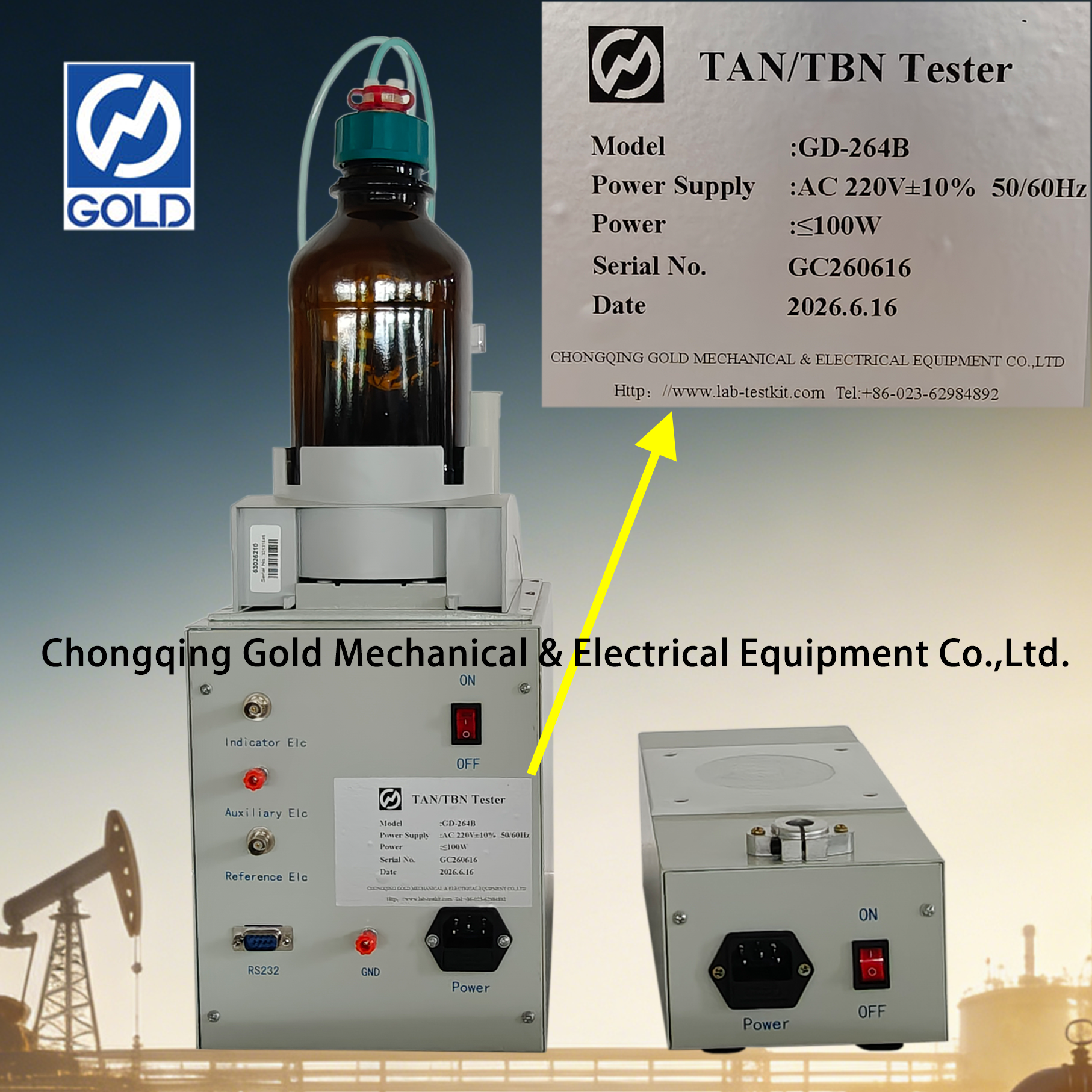 Testador TAN/TBN ASTM D664