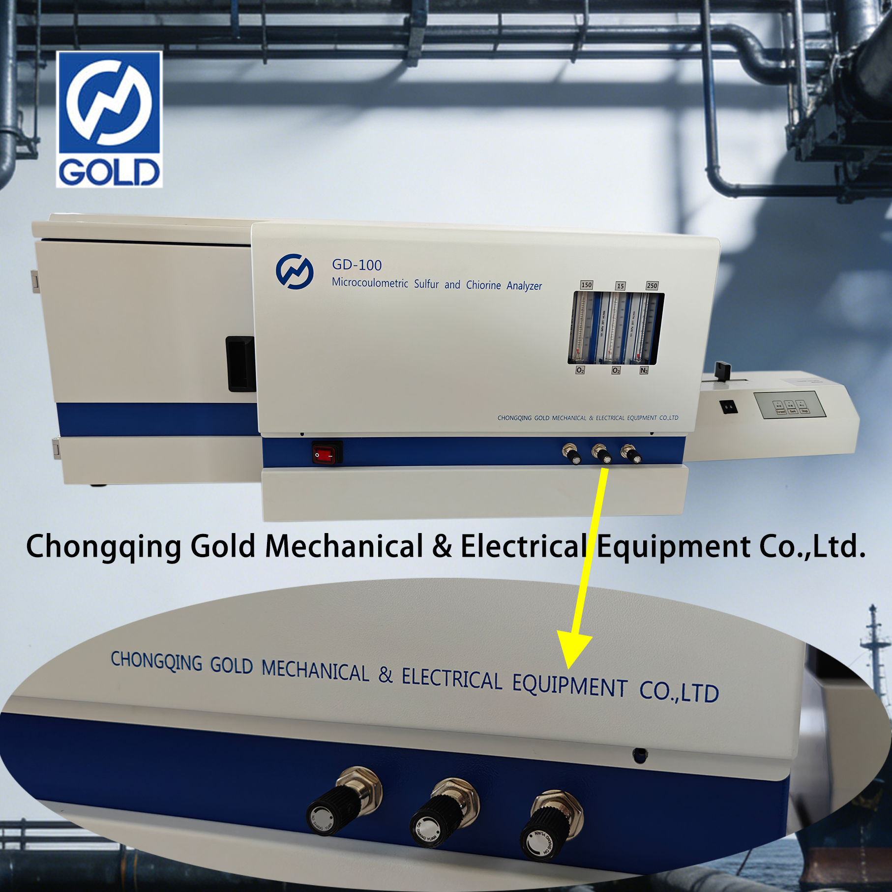 Analisador Microcoulométrico de Enxofre e Cloro ASTM D3120