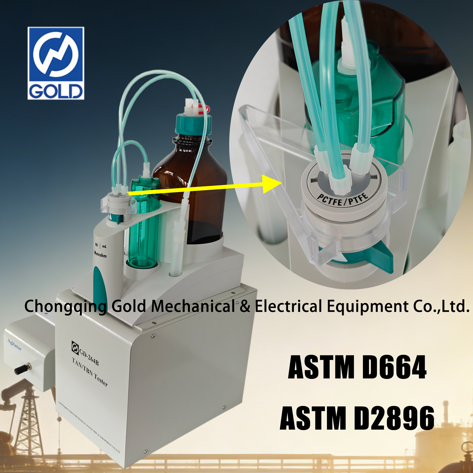 Testador TAN/TBN ASTM D664
