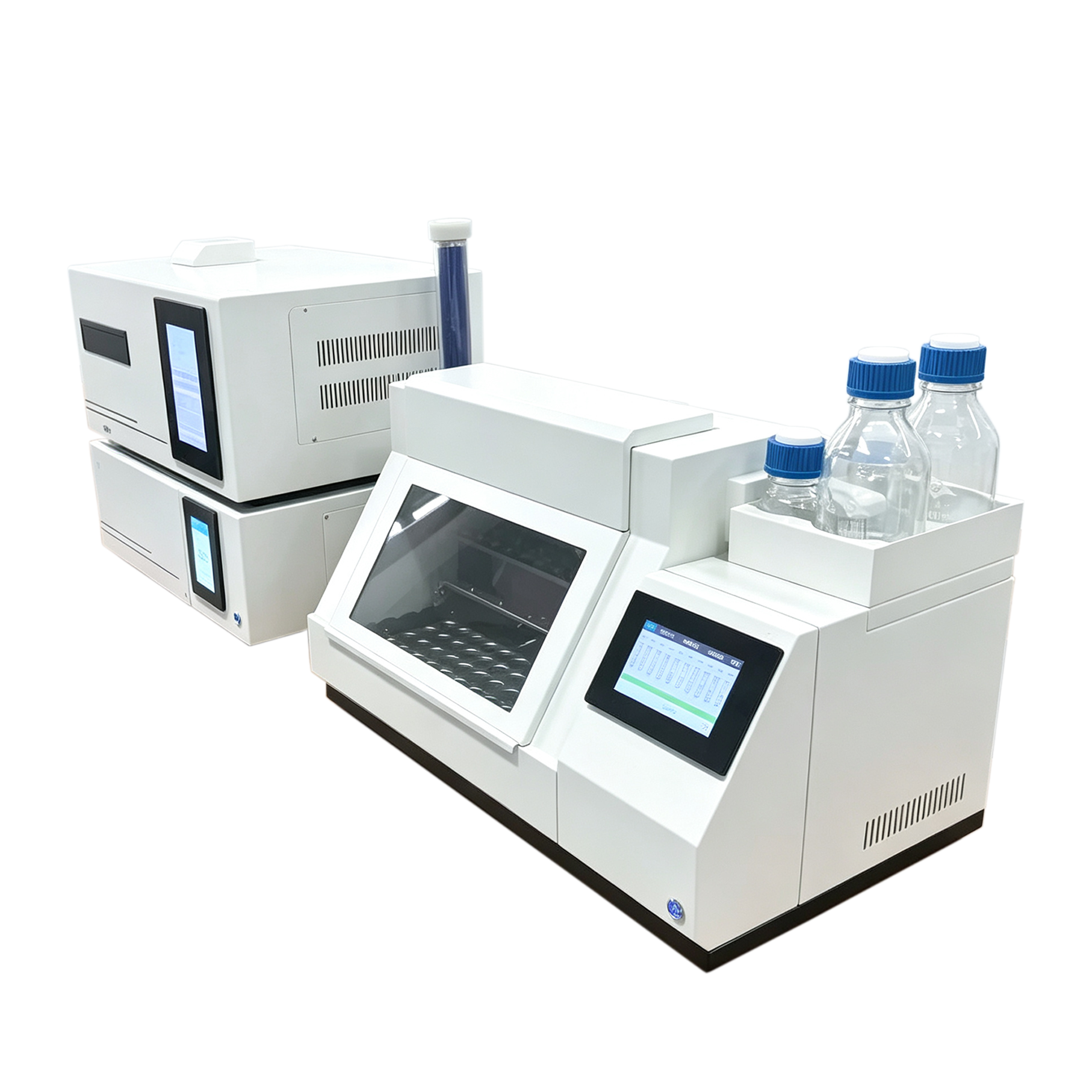 Analisador de cromatografia de prepara&ccedil;&atilde;o de haste